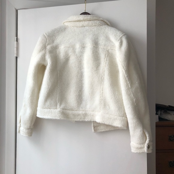 NWT Teddy comfy off white jacket coat - Picture 4 of 4